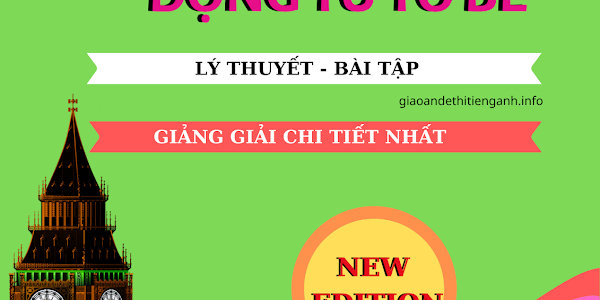 [EBOOK] CHUYÊN ĐỀ ĐỘNG TỪ TO BE