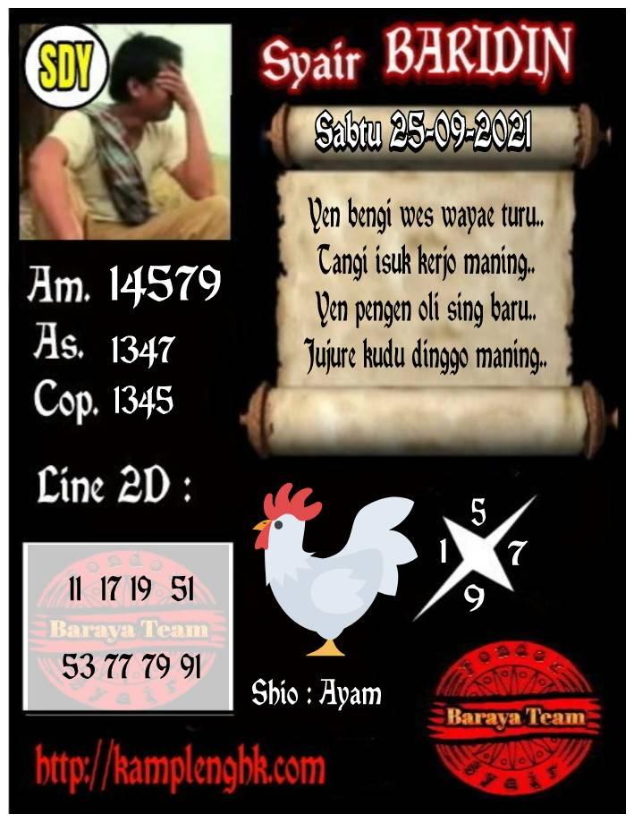 Syair Togel Sydney Hari Ini Sabtu 25 September 2021 Syair Disajikan