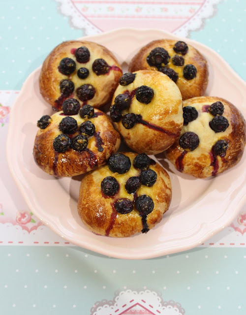 Mustikkaapiirat Pastelillos finlandeses de arándanos
