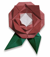 Beautiful Origami rose