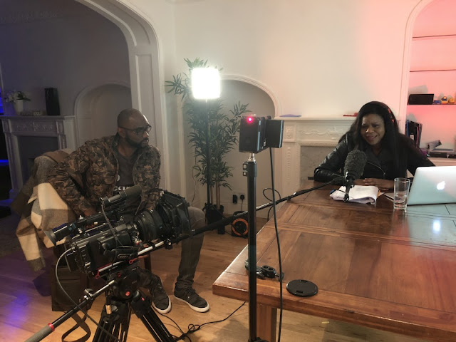Uche Ogbodo And Anthony Monjaro On Nollywood Movie Set In London… See Location Photosnaijagists