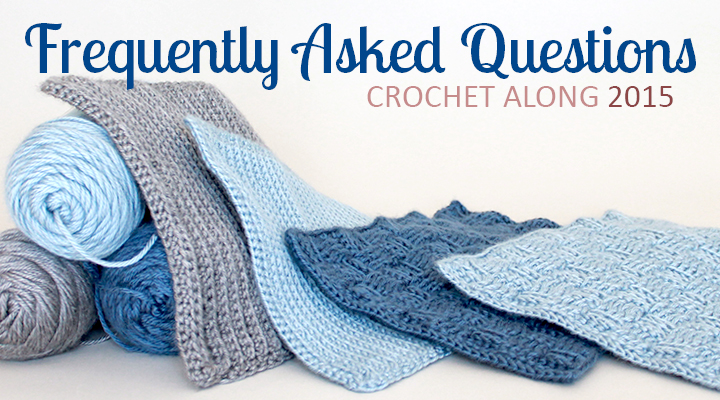 Frequently Asked Questions for the 2015 Crochet Along Afghan Sampler on The Inspired Wren