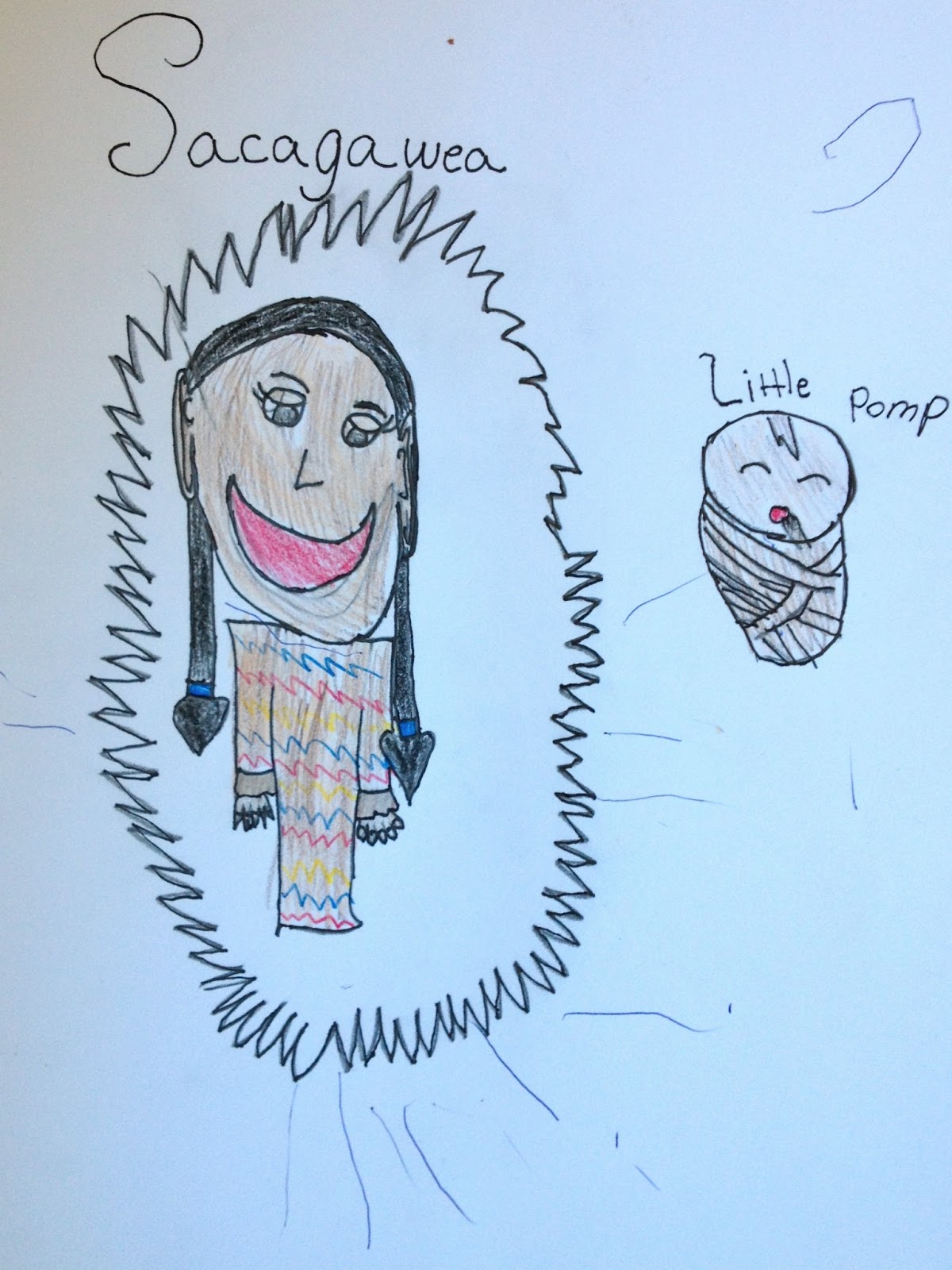 sacajawea coloring pages - photo #43