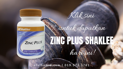 Zinc Plus Shaklee - Fungsi, Keistimewaan, dan Manfaat