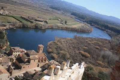 Ebre river from the castle of Miravet
