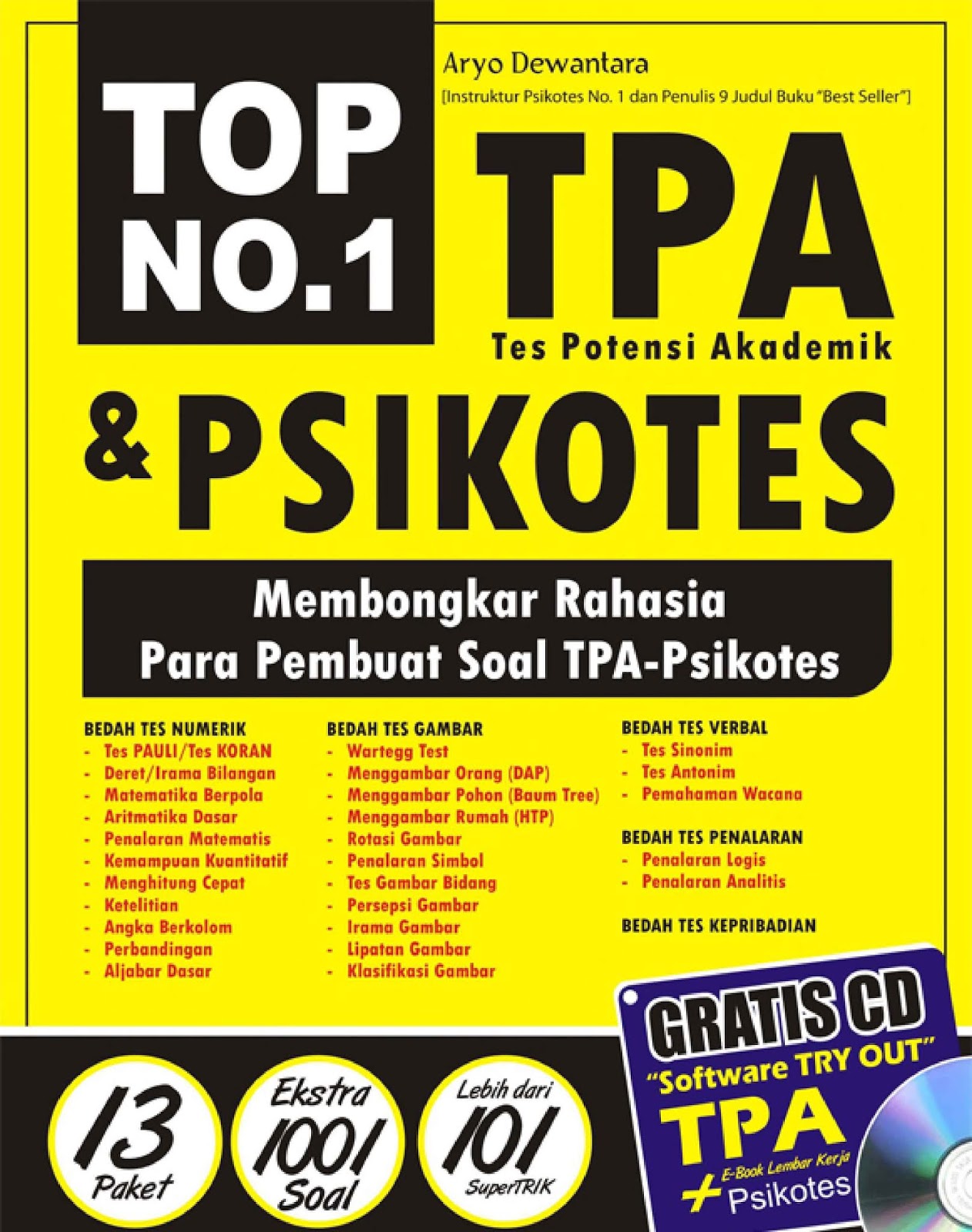 Download TOP No.1 TPA dan Psikotes (Membongkar Rahasia Para Pembuat Soal TPA dan Psikotes)