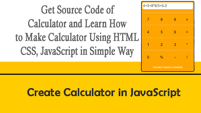 Create calculator Javascript