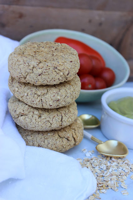 chickpea and oat burgers