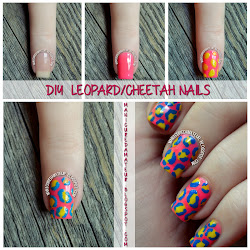 nail diy tutorial leopard cheetah nails three spots easy amateur