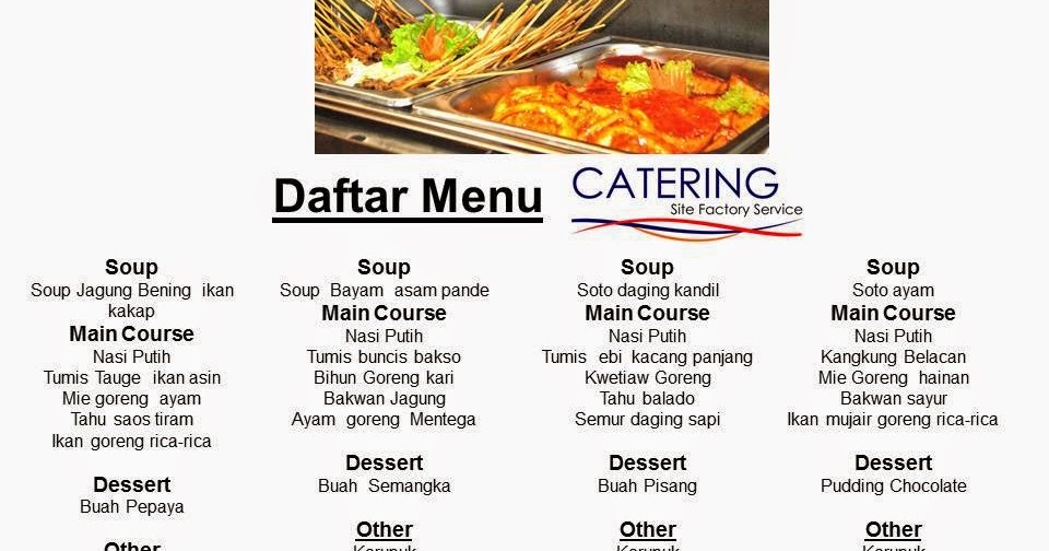 Å! 20+ Grunner til Contoh Proposal Penawaran Catering