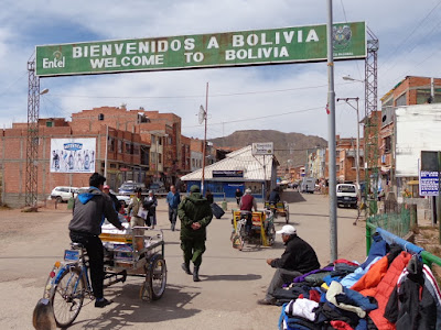 Bolivie-Frontière Desaguadero