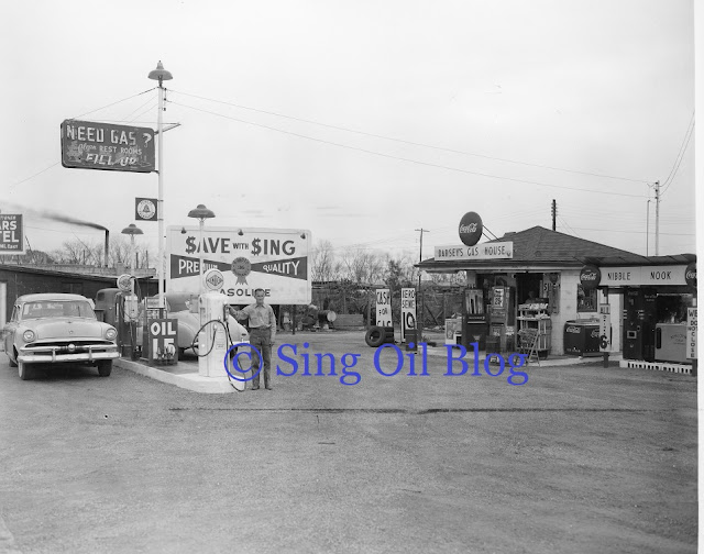Darsey's Gas House - Old Albany #3 in the 1950s - Slappey Blvd - Sing Oil Company - Albany, GA