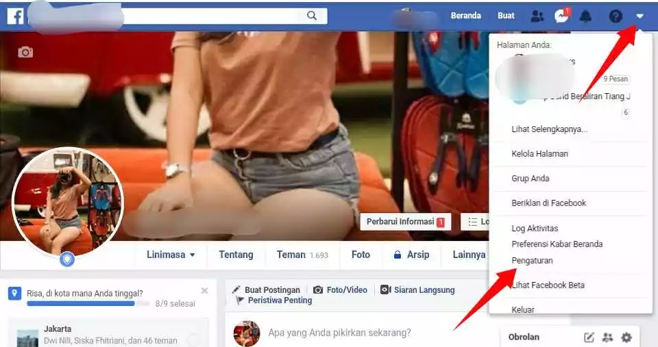 Panduan Cara Mengganti Nama di facebook Tanpa Menunggu 60 Hari Melalui Laptop