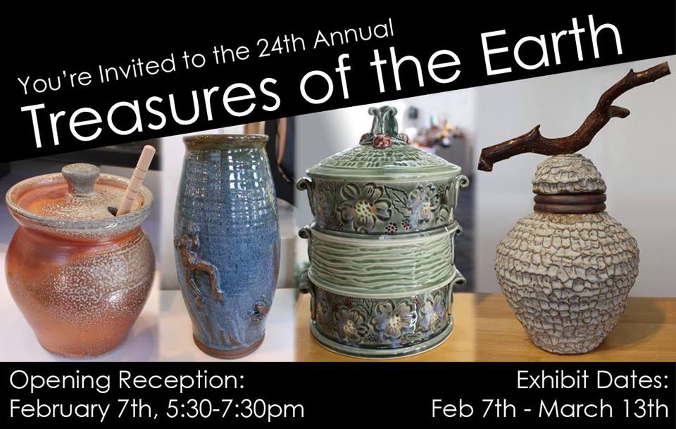 Treasures of the Earth Pottery Show and Sale in Shelby, North Carolina