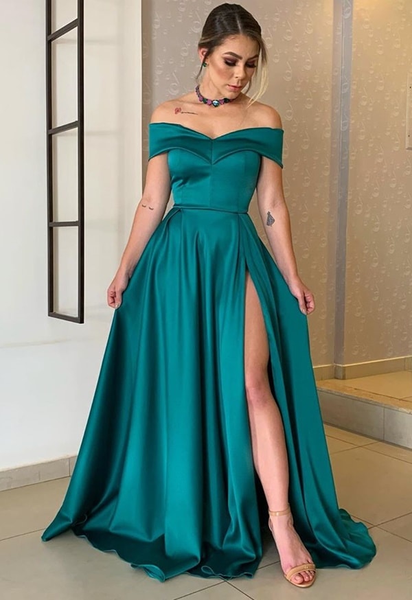 Festa Madrinha Verde Menta Vestido Verde Tiffany Madrinha De