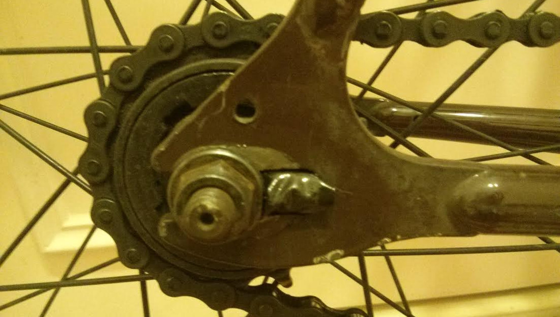 single speed bike on hills