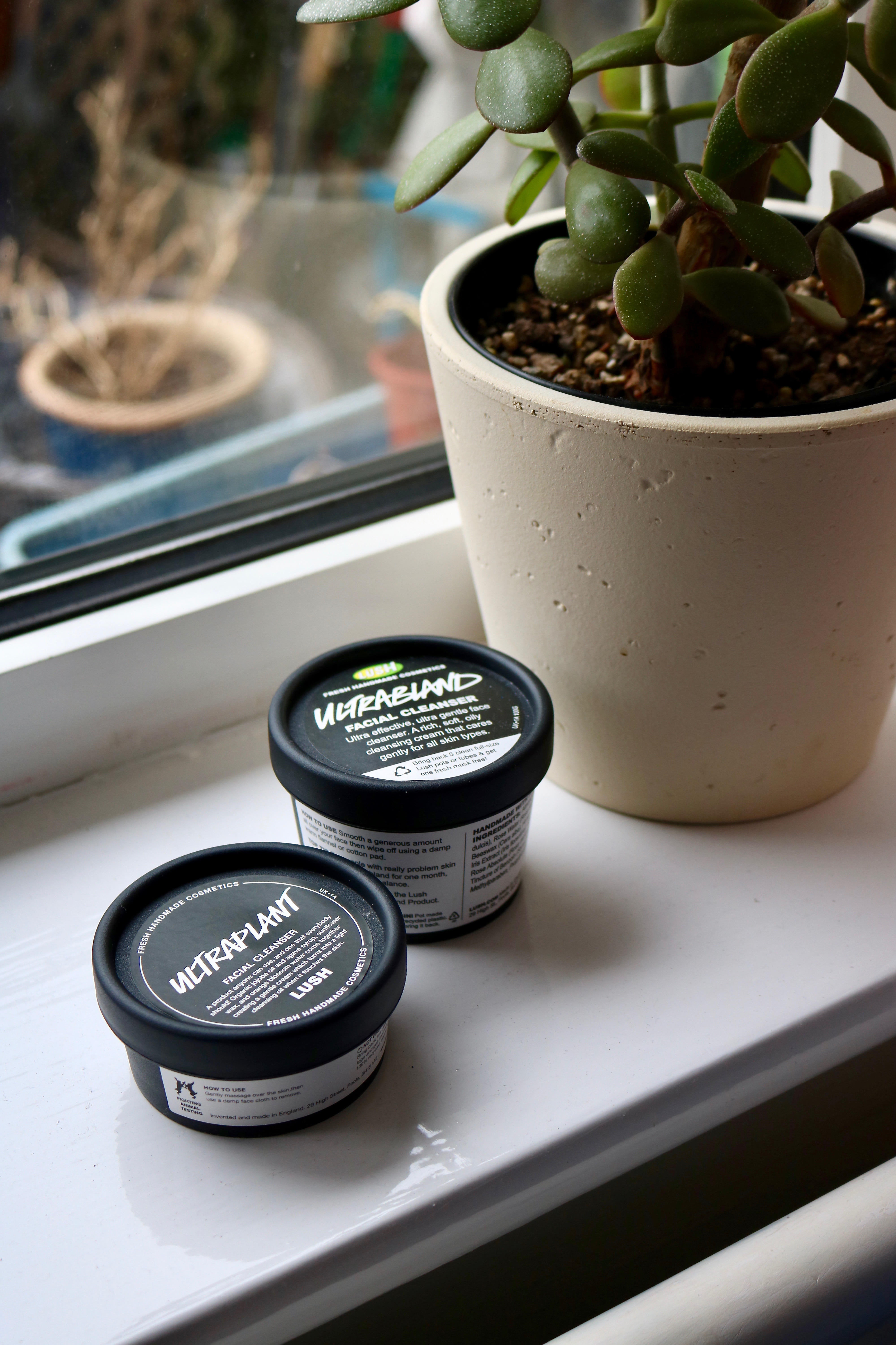 Lush Ultrabland & Ultraplant cleansers
