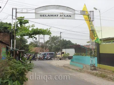 di ujung jalan alternatif (akses ke Jalan Raya Natar)