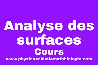 Cours de Analyse des surfaces PDF