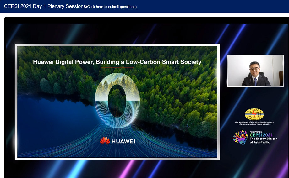 Huawei Philippines joins CEPSI 2021 in Building a Low-Carbon Smart Society through Digital Power