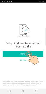 شرح تطبيق 2ndline وعمل رقم وهمي