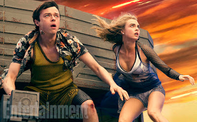 Cara Delevingne and Dane Dehaan star in the science fiction film Valerian