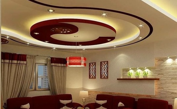 POP false ceiling designs: Latest 100 living room ceiling ...