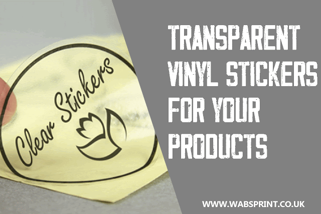 Questions come to mind about transparent Vinyl Stickers for your products!