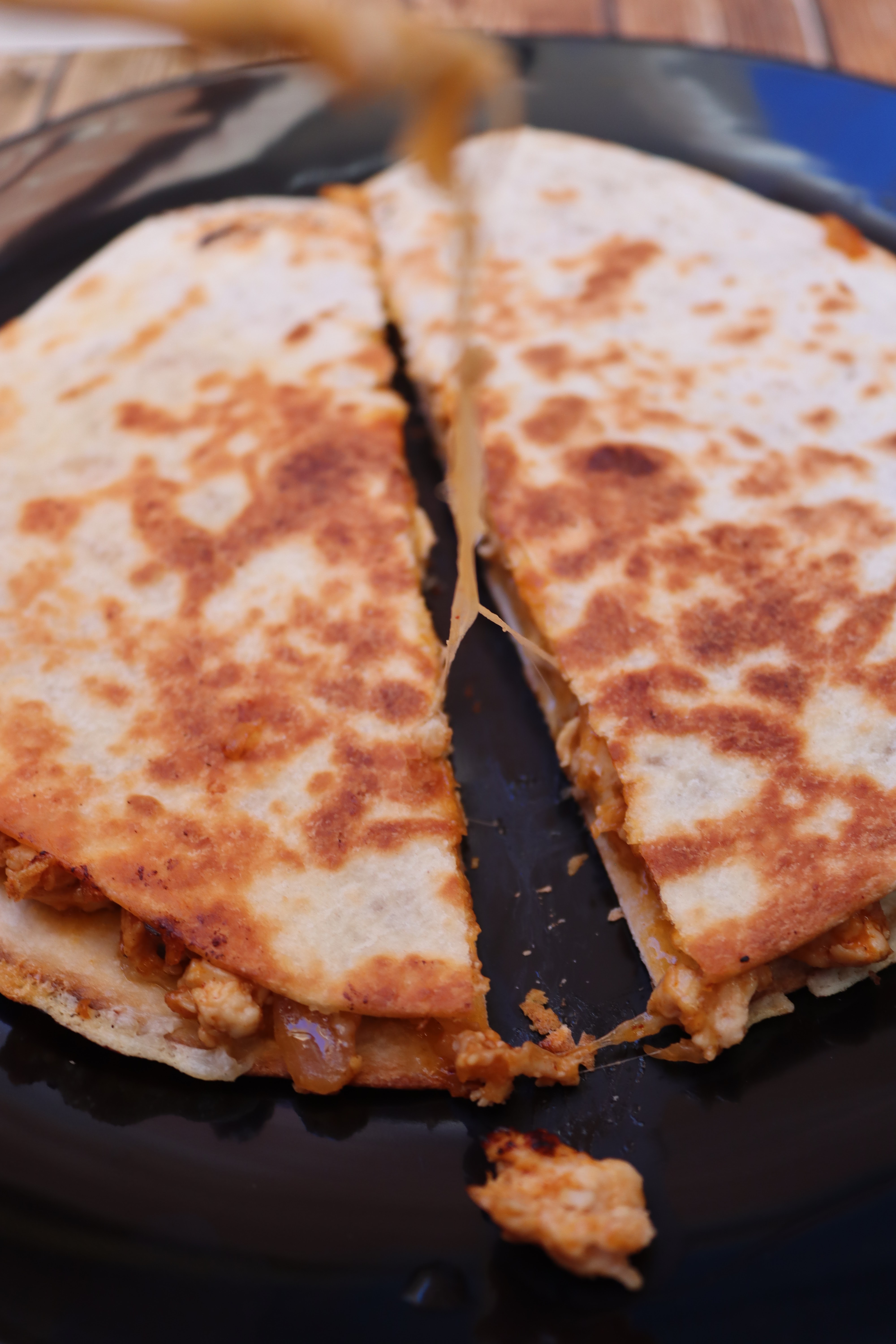Quesadillas de pollo barbacoa Andreíta come de todo