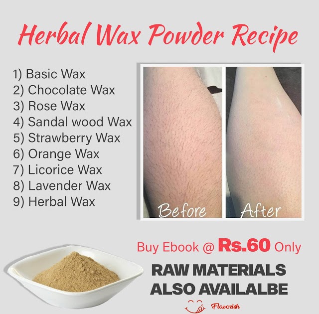 Herbal Wax Powder Recipe eBooks