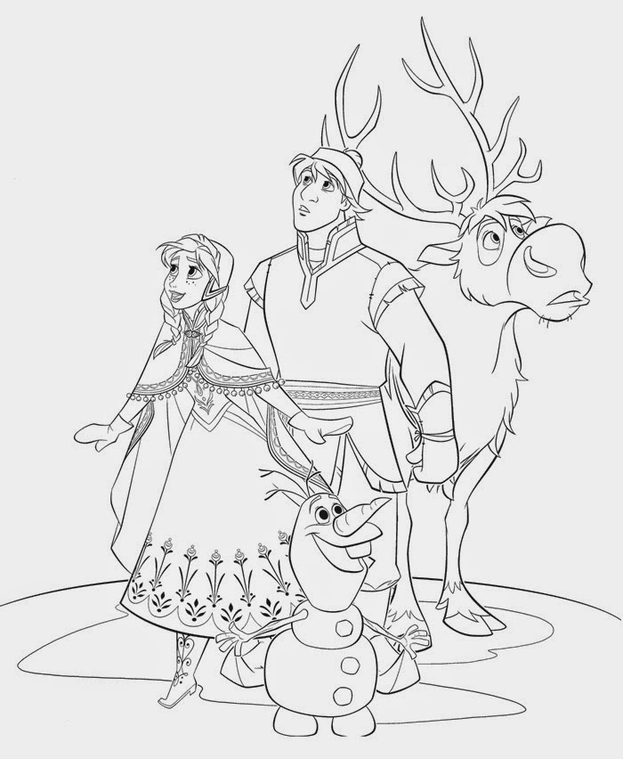 15 Beautiful Disney Frozen Coloring Pages Free Instant