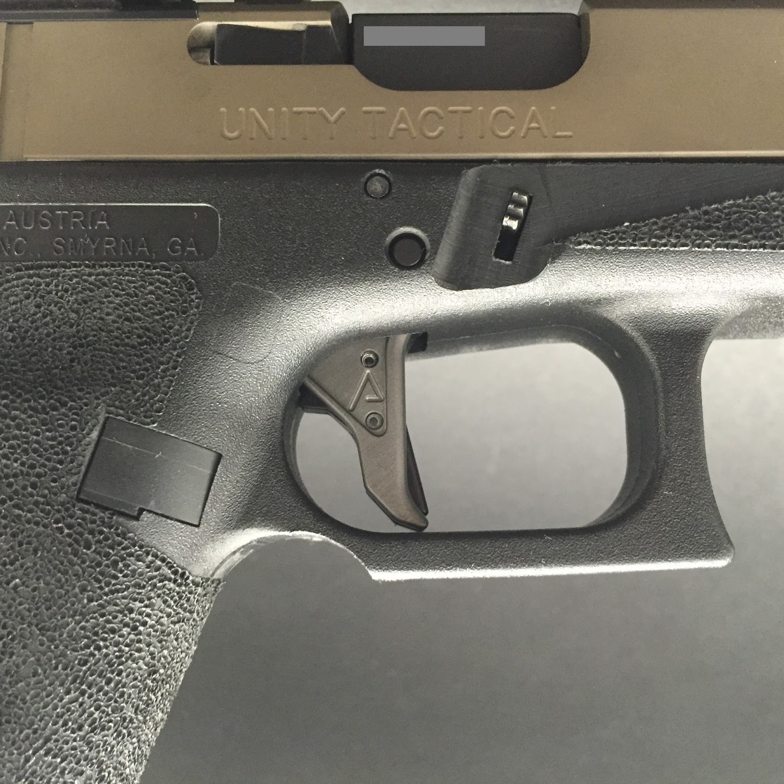 Minivan Door Gunner Glock Triggers Compared Agency, Apex w/ Ghost