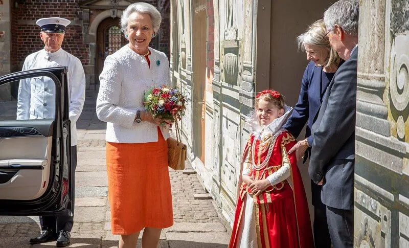 Princess Benedikte unveiled a new portrait of herself painted by Danish artist Lars Physant