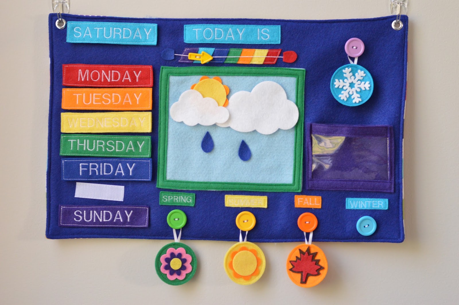 Weekly Weather Felt Board