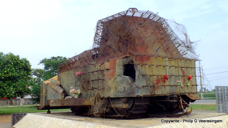 philipveerasingam: Elephant Pass War Memorial, Sri Lanka.