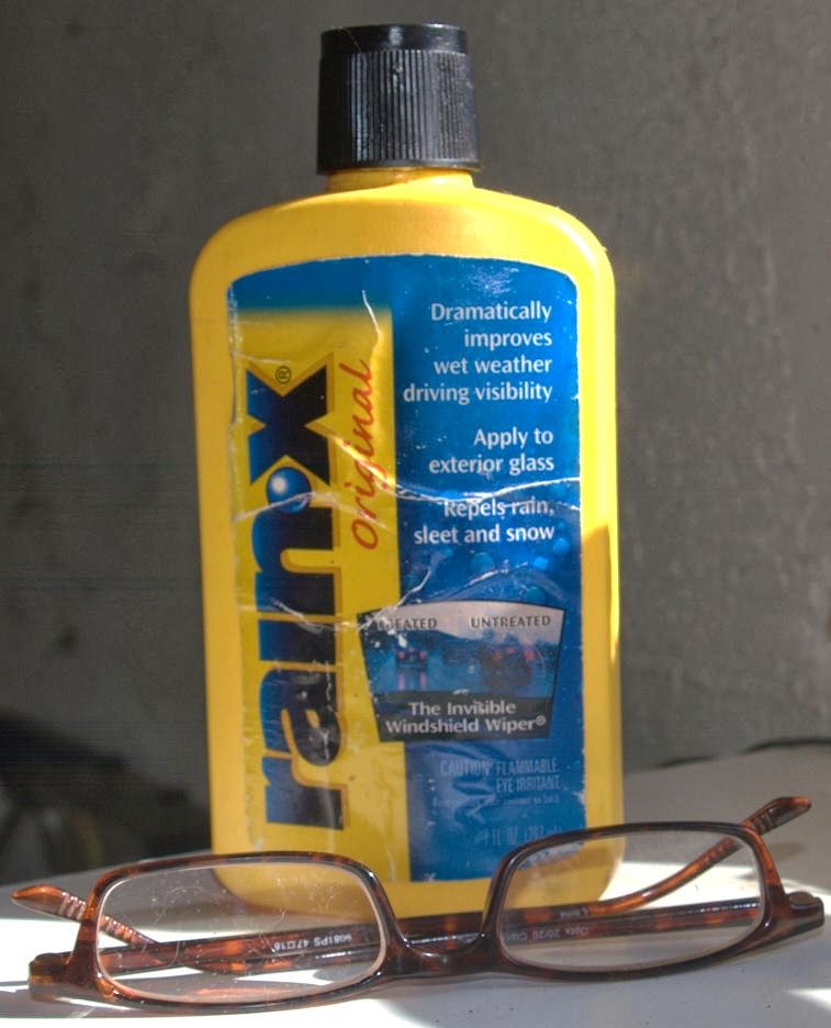 Hike of your Life Fix scratched glasses with RainX