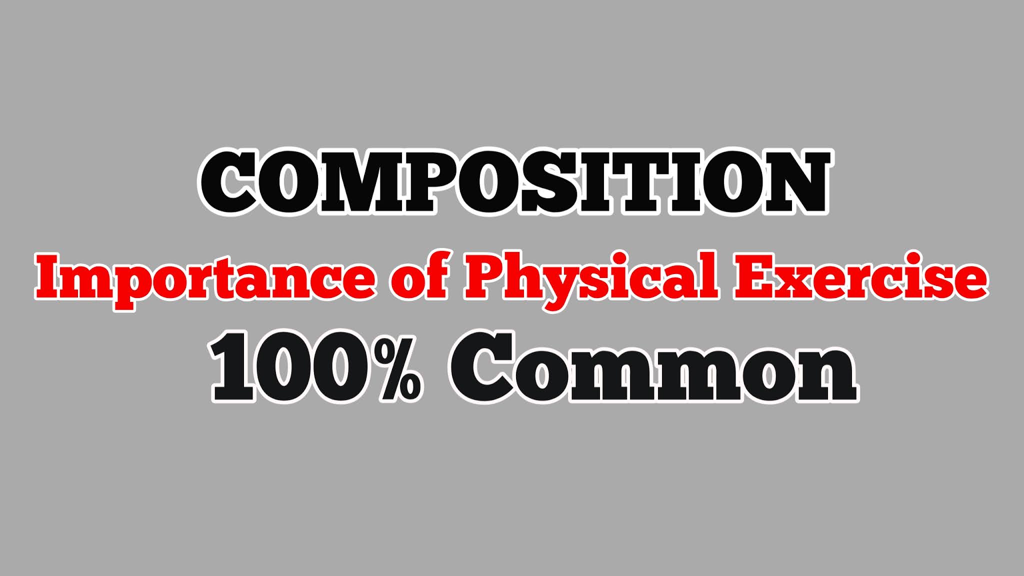 physical exercise composition