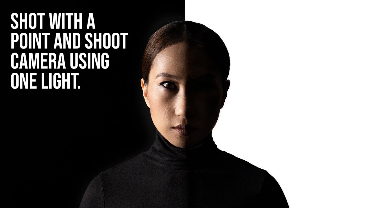 How to Shoot Dramatic Portraits using a POINT and SHOOT Camera and one
