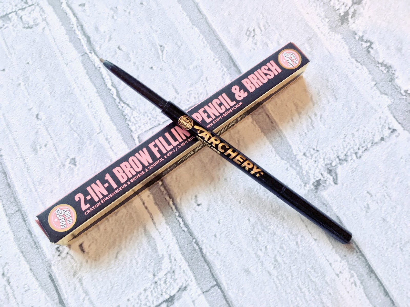 REVIEW Soap & Glory 2in1 Brow Filling Pencil & Brush High Street