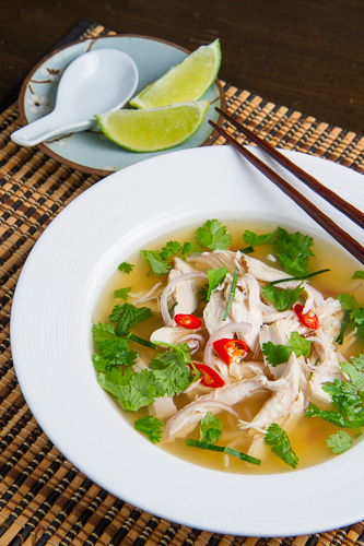 Tom Yum Gai (Thai Hot and Sour Chicken Soup) on Closet Cooking