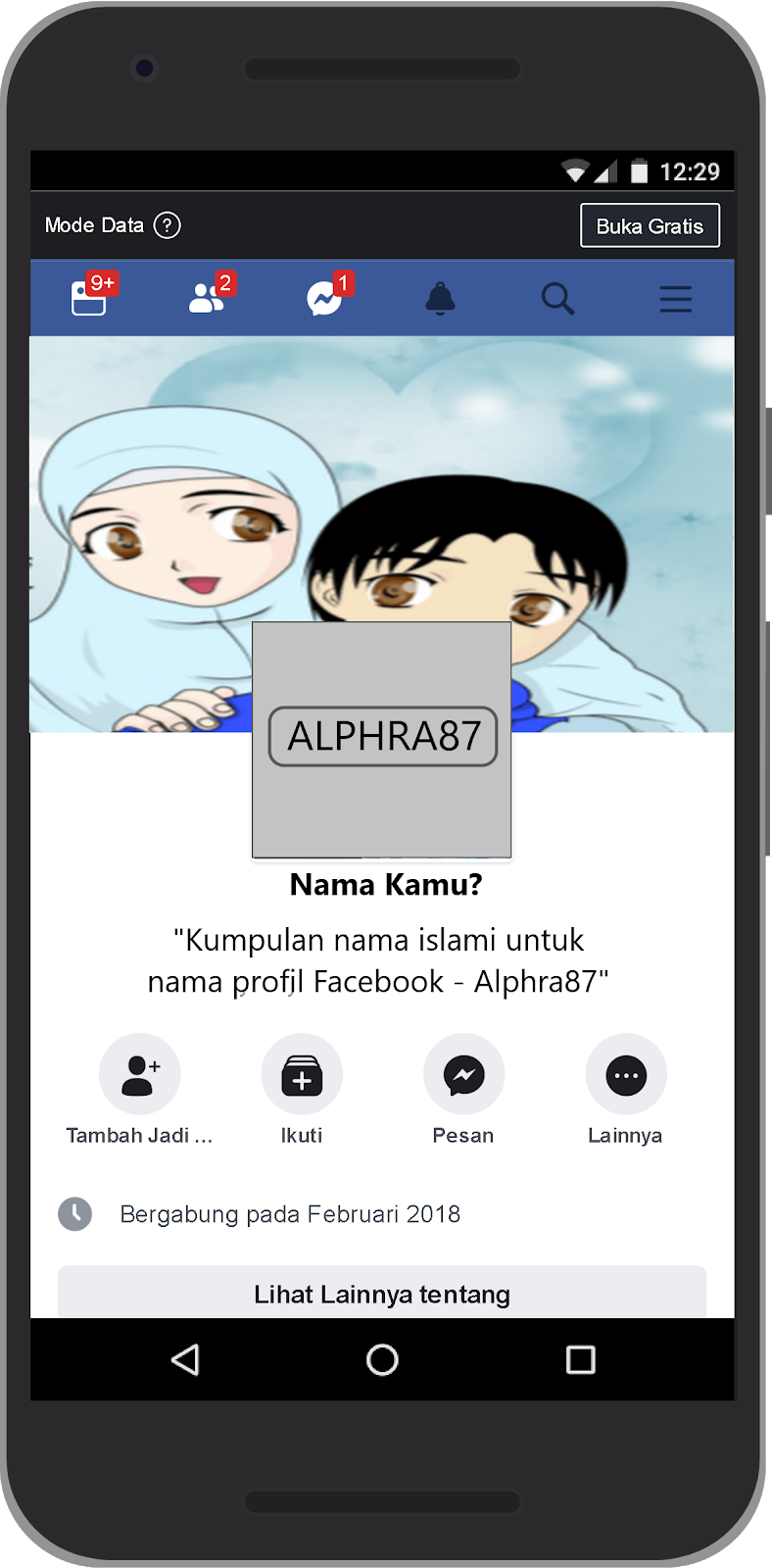 300 Nama Islami Untuk Akun Facebook Beserta Artinya Alphra87