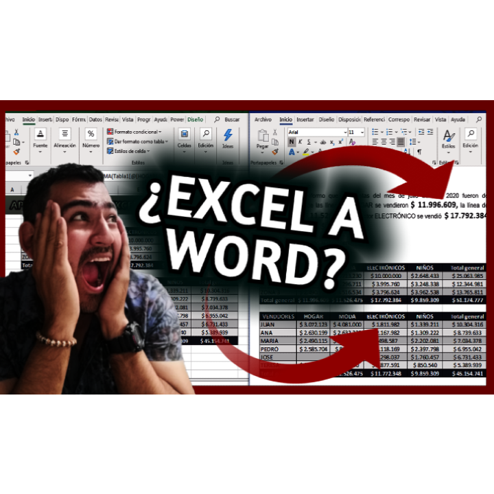 Como VINCULAR o PONER DATOS de una Celda o una Tabla de EXCEL a WORD