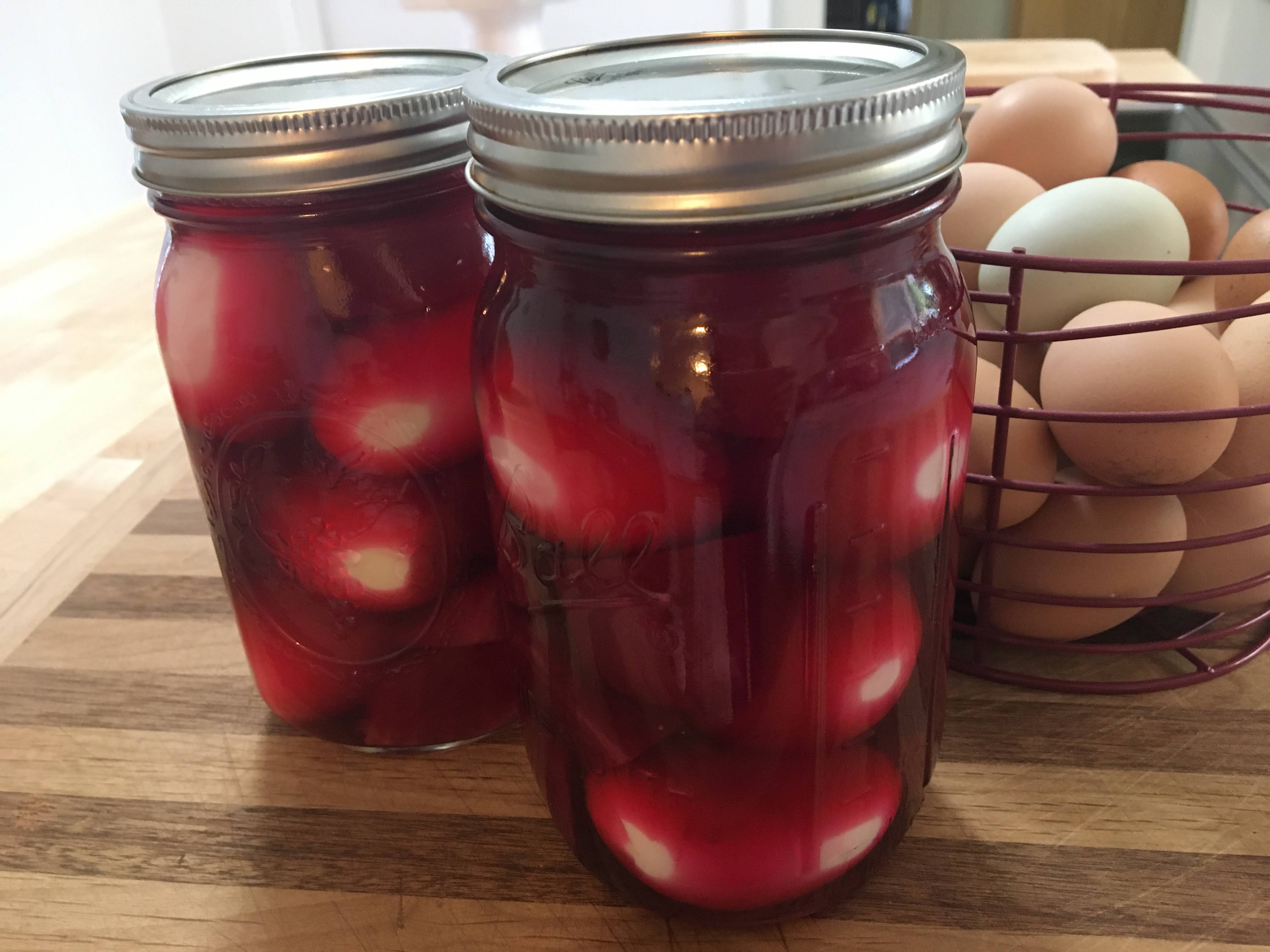 Pickling Eggs with Beets on Independence Day