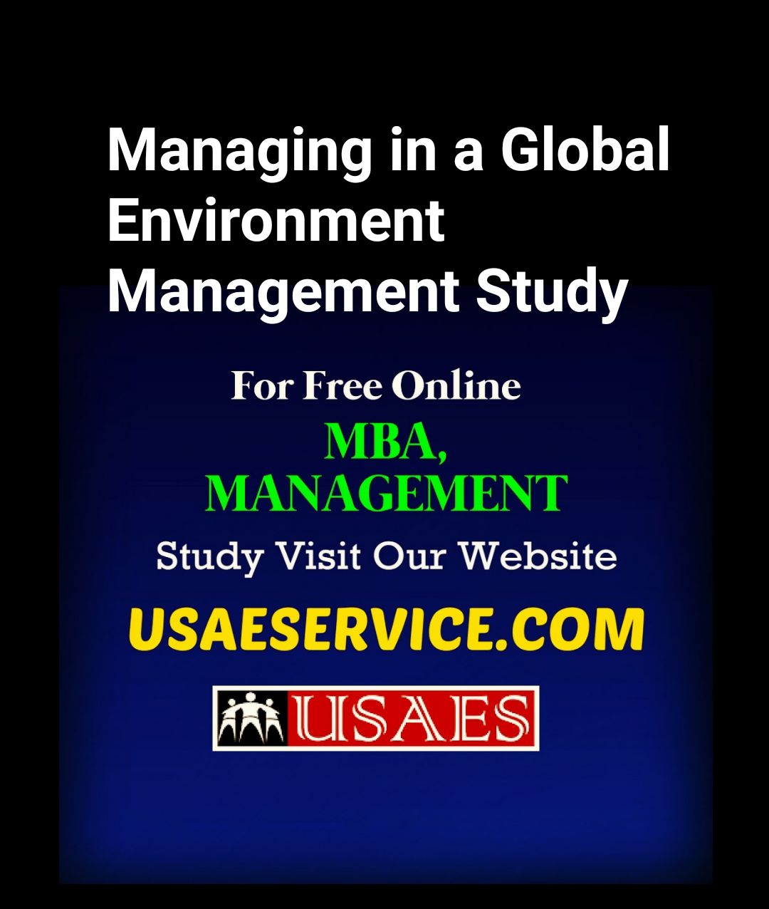 Managing Global Environment Management