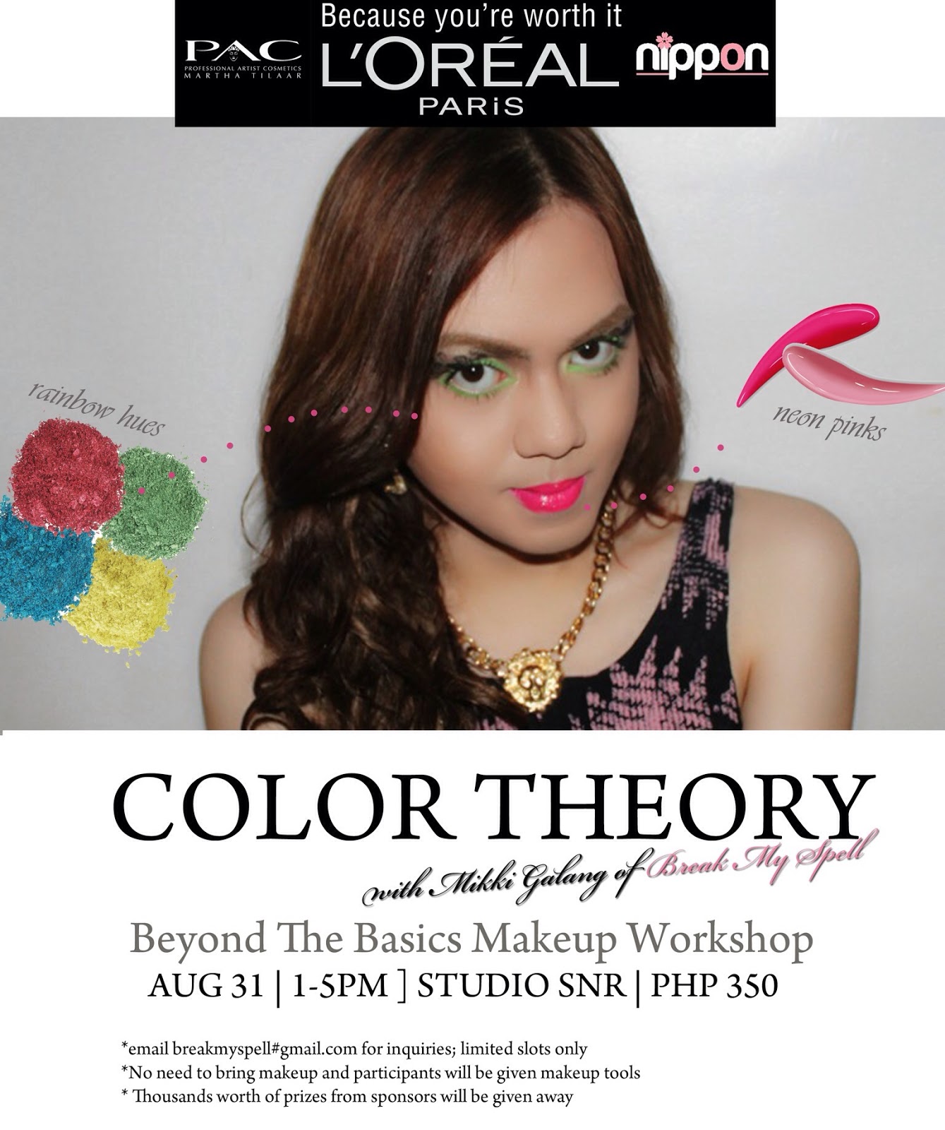 Join Mikki Galang's Beyond The Basic Makeup Workshop!!!  Dear Kitty 