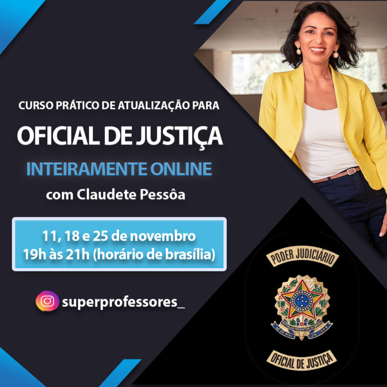 InfoJus Curso de atualização para oficial de Justiça acontece a partir de quarta (11) InfoJus Curso de atualização para oficial de Justiça acontece a partir de quarta (11)