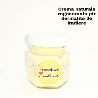 Crema naturala regeneranta si calmanta - ptr radiodermatite