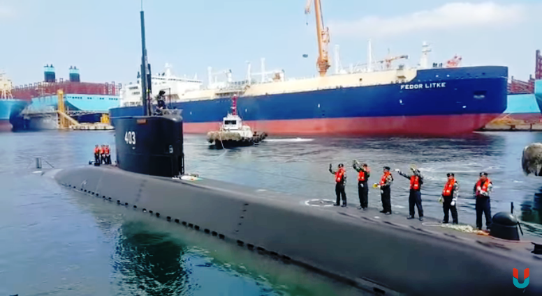 Kapal Selam KRI Nagapasa403 Tiba di Indonesia Akhir Agustus Militer