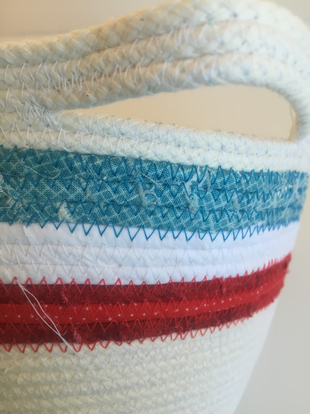 Running With Rocket Fabric Wrapped Rope Bowl