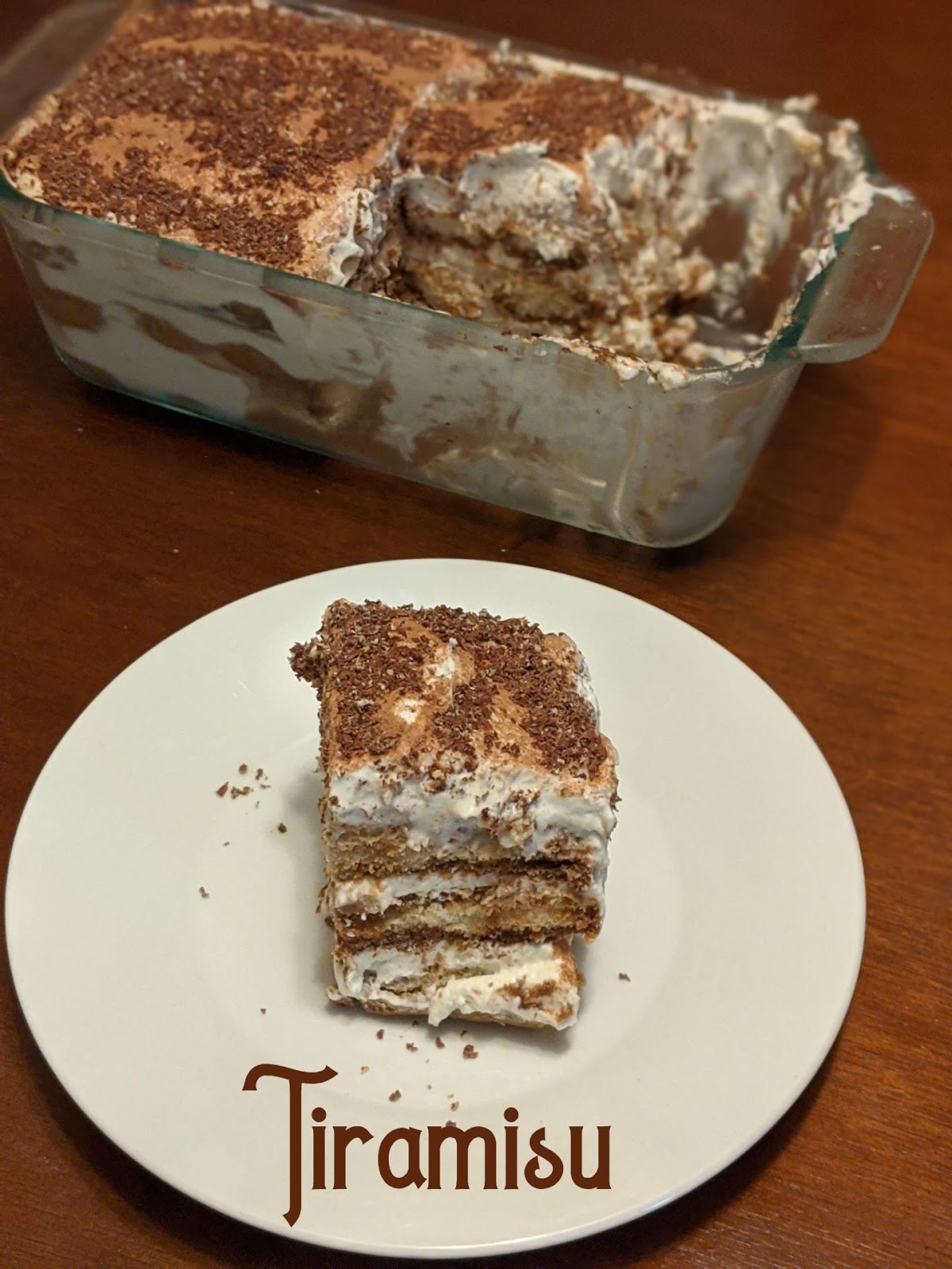 Tiramisu with Lady Fingers Eggless